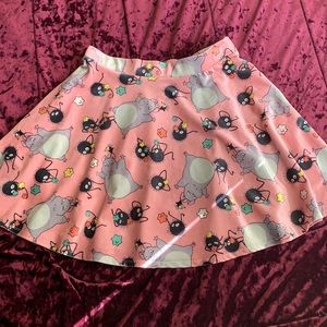 Spirited away velvet pink skirt, size L
